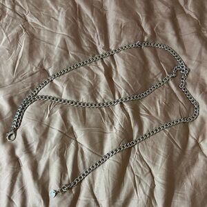 Urban Outfitters Silver Chain Link Belt